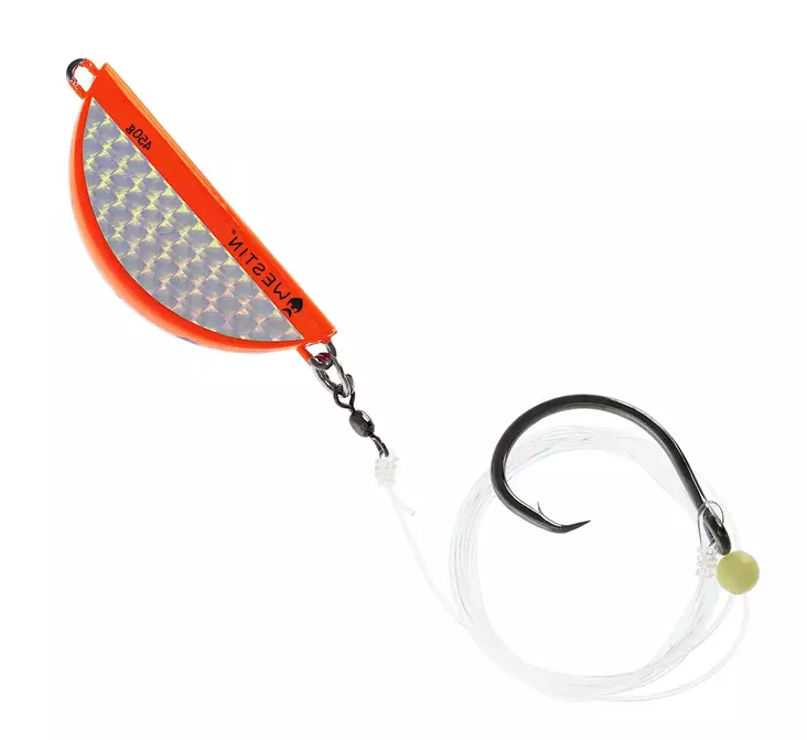 Westin Halibut Anti Twist Circle 350g Orange Flash - Havjiggar - 5707549537428 - 1