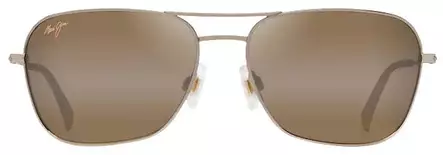 Maui Jim Naauao - Shiny Lt Gold Frame with HCL Bronze Lens - Plastlinser - 603429080129 - 2
