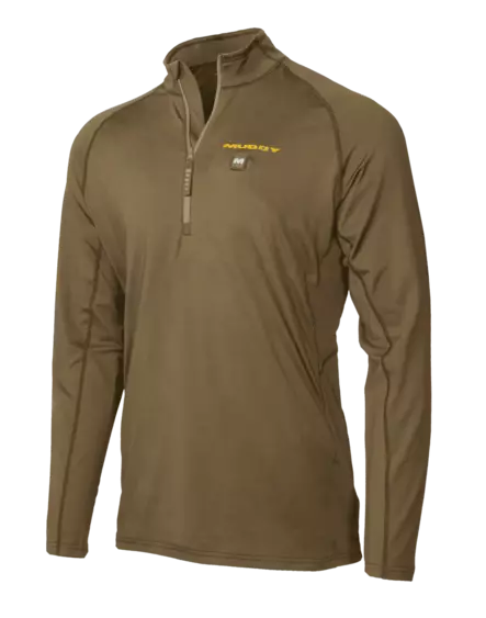 Muddy Nucleus Heated Quarter Zip - Jägarens bas- och mellanlager - 888151071359 - 1
