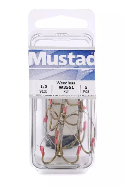 Mustad W3551 #1 - Krokar - 7021560567379 - 1