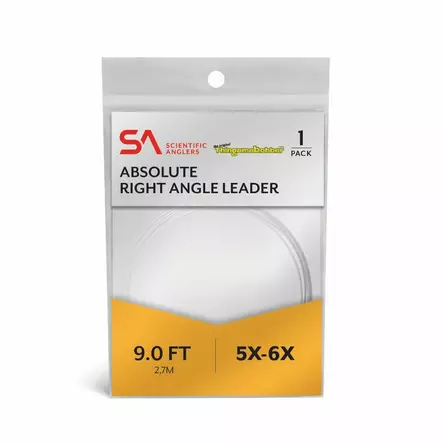 Scientific Anglers Absolute Right Angle leader 9' - Taperade Nylon -tafsar - 840309140959 - 2