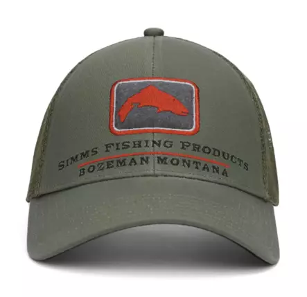 Simms Trout Icon Trucker Smokey Olive - Kepsar - 694264669099 - 1