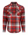 Simms Santee Shirt Auburn Red Slate Buffalo Check - Skjortor - 694264625569 - 1