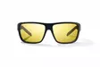 Bajio Rigolets Black Matte Yellow Glass - Glaslinser - 840290928529 - 2