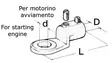 Battery Cable Lug 25mm2 6kpl - Kontakter och kablar - 8033137014529 - 2
