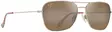 Maui Jim Naauao - Shiny Lt Gold Frame with HCL Bronze Lens - Plastlinser - 603429080129 - 1