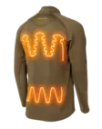Muddy Nucleus Heated Quarter Zip - Jägarens bas- och mellanlager - 888151071359 - 2