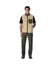 Patagonia Ms Classic RetroX Vest Dark Natural w/Basin Green - Mellanjackor - 198077803249 - 3