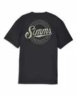 Simms Circle Lockup T-Shirt Charcoal Heather - T-shirts herr - 694264711699 - 1