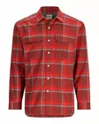 Simms ColdWeather Shirt Cutty Red Asym Ombre Plaid - Skjortor - 694264624319 - 1