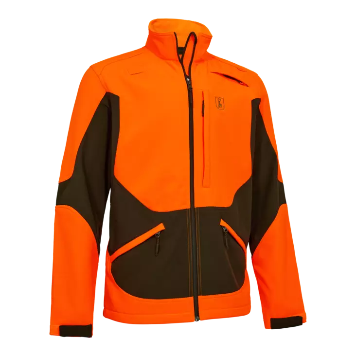 Deerhunter Rogaland Softshell Jacket Safety Orange - Herrarnas jaktjackor - 5702827243749 - 1