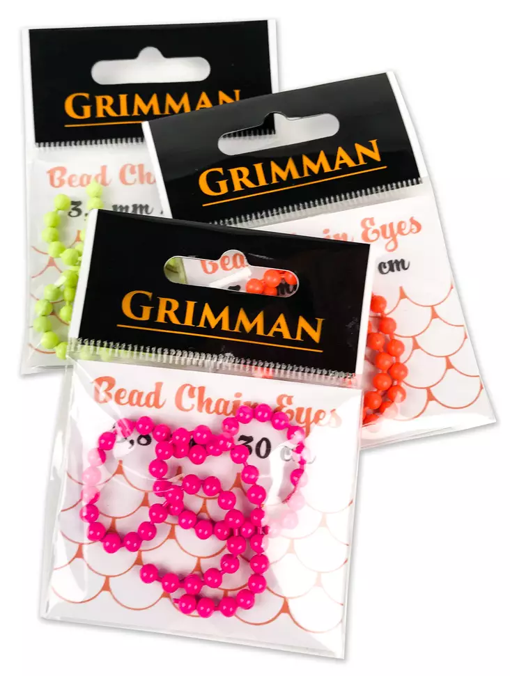 Grimman Bead Chain Eyes 3,8mm Painted - Tyngdögon - 11808019 - 1