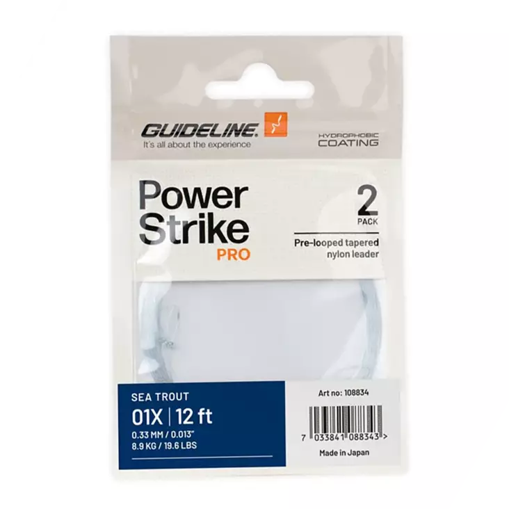 Guideline Power Strike PRO Seatrout 12ft - Taperade Nylon -tafsar - 7033841088329 - 1