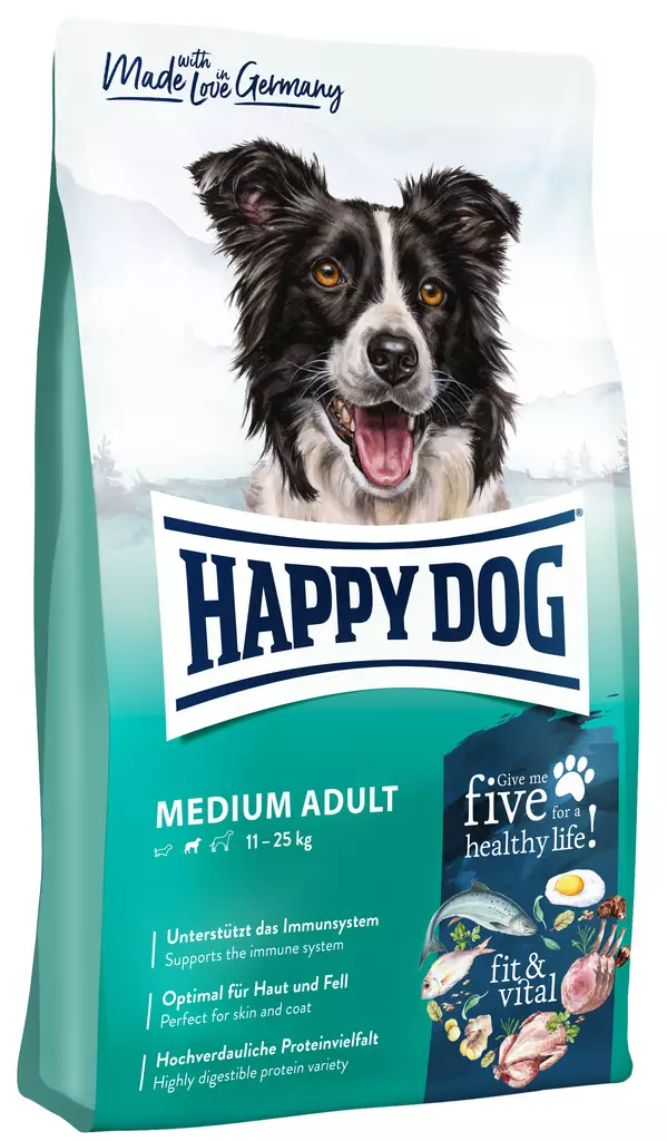 Happy Dog Fit & Vital Adult Medium - Happy Dog Fit & Vital -hundfoder - 60759 - 1