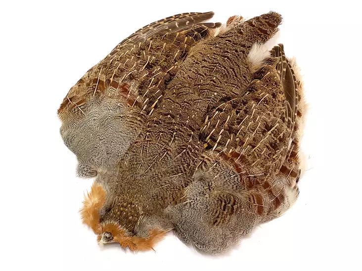 Hareline Grade 1 Hungarian Partridge Skin - Skinn, vingar och huvud - 762820008689 - 1