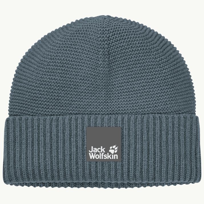Jack Wolfskin Nature Wool Beanie Slate Blue - Mössar - 4064993574999 - 1