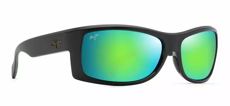 Maui Jim Equator - Matte Rubber Black Frame with Maui Green Lens - Glaslinser - 603429068899 - 1