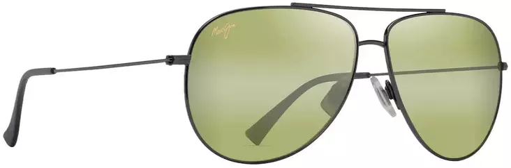 Maui Jim Hauoli XL - Shiny Dark Ruthenium Frame with HT Lens - Plastlinser - 603429080099 - 1