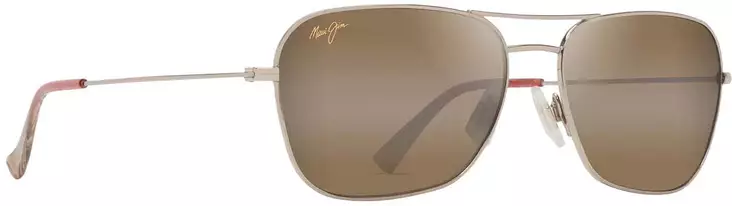 Maui Jim Naauao - Shiny Lt Gold Frame with HCL Bronze Lens - Plastlinser - 603429080129 - 1