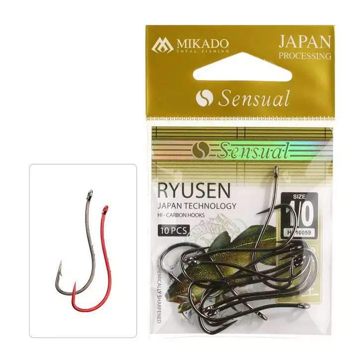 Mikado Sensual Ryusen with Ring BN - Öglekrokar & spadkrokar - 5900637618379 - 1