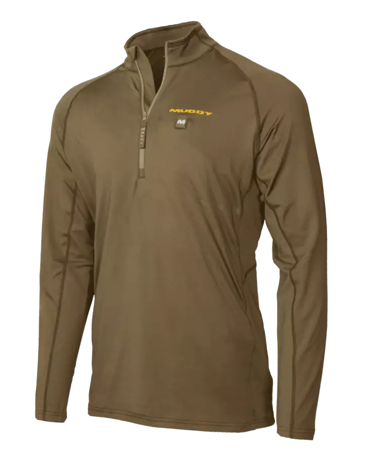 Muddy Nucleus Heated Quarter Zip - Jägarens bas- och mellanlager - 888151071359 - 1