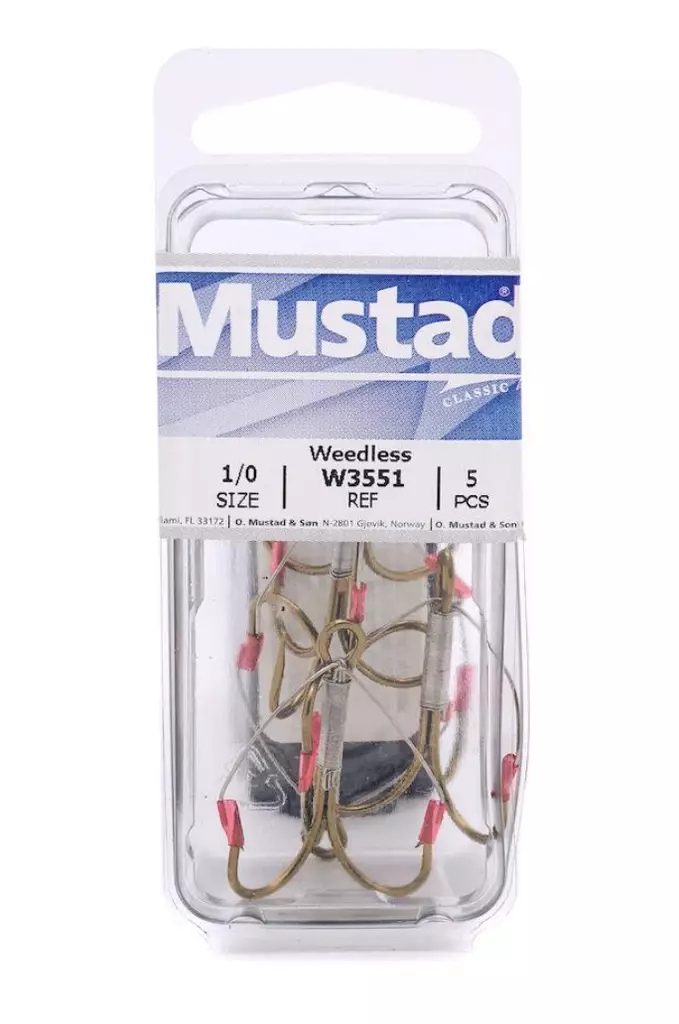 Mustad W3551 #1 - Krokar - 7021560567379 - 1