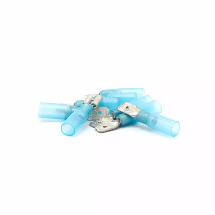 Oceanflex Heat Shrink. Flat Male 1.5-2.5mm2 Blue 6.3mm - Kontakter och kablar - 7332467288619 - 1