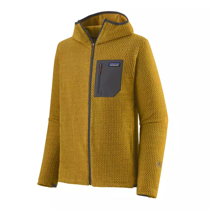 Patagonia Ms R1 Air Full-Zip Hoody Cosmic Gold - Fleecetröjor - 195699960879 - 1