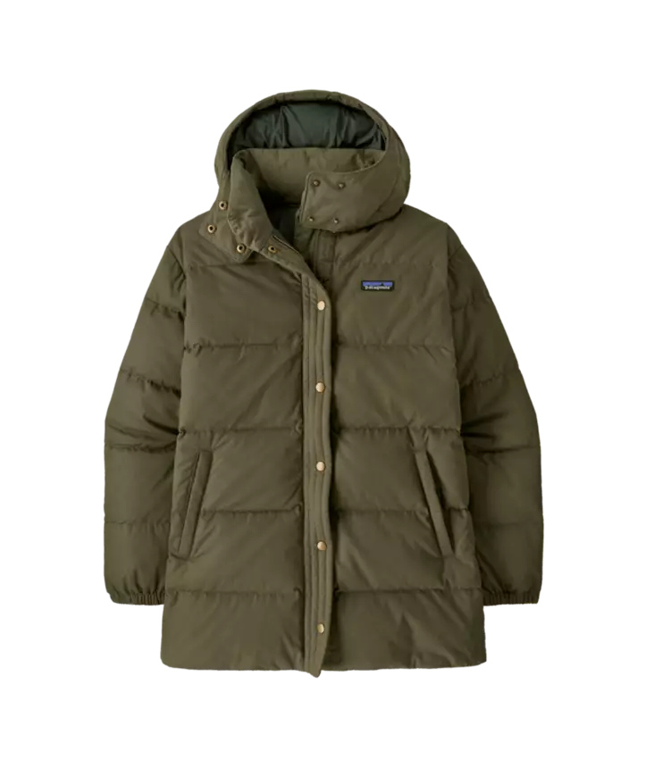 Patagonia W´s Cotton Down Parka Basin Green - Dunjackor damer - 198077467519 - 1