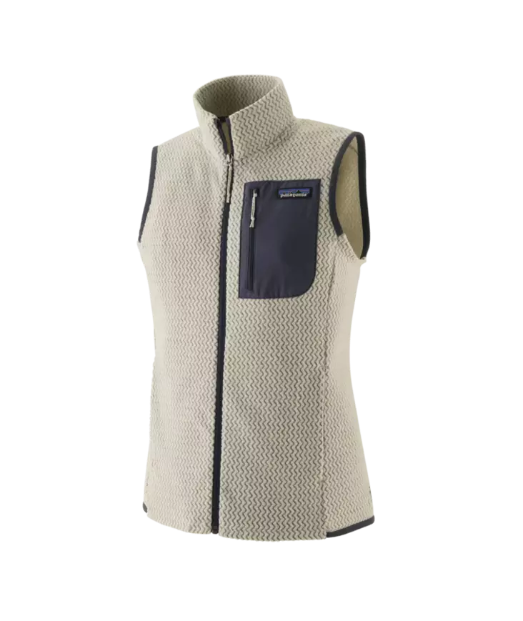 Patagonia W´s R1 Air Vest Wool White - Mellanjackor - 198077396529 - 1