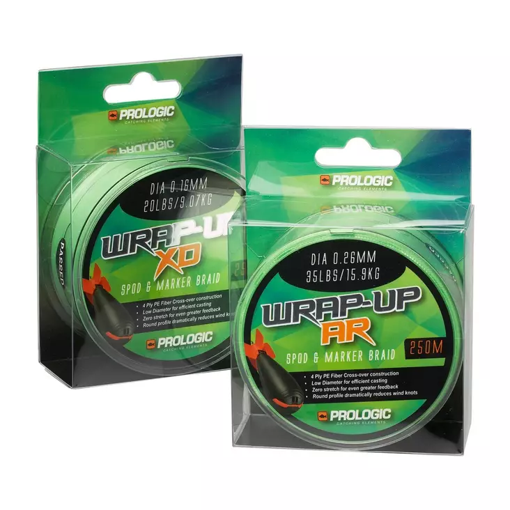 Prologic Wrap-Up AR Braid 250m 0,26mm - Flätade huvudlinor - 5706301641199 - 1