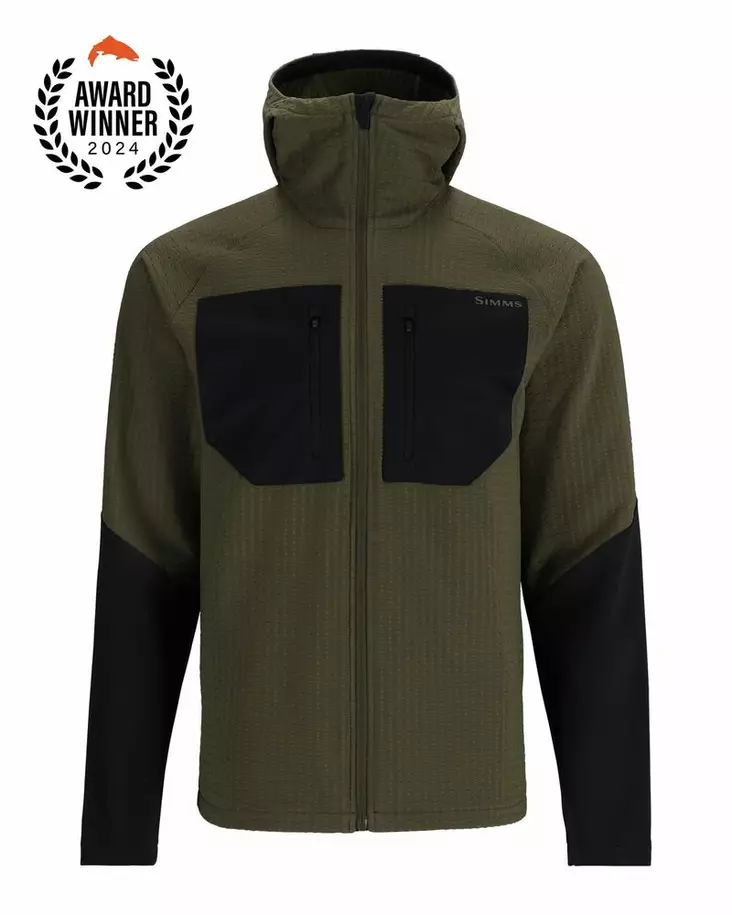 Simms Confluence Hoody Loden - Huvtröjor - 694264659649 - 2