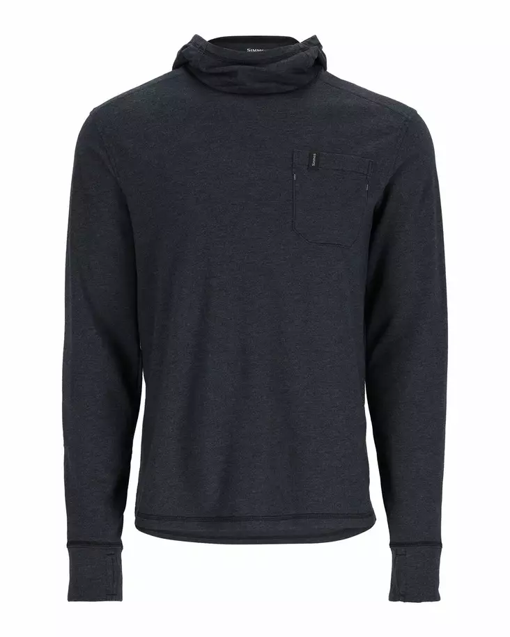 Simms Henry's Fork Hoody Black Heather - Huvtröjor - 694264625989 - 1