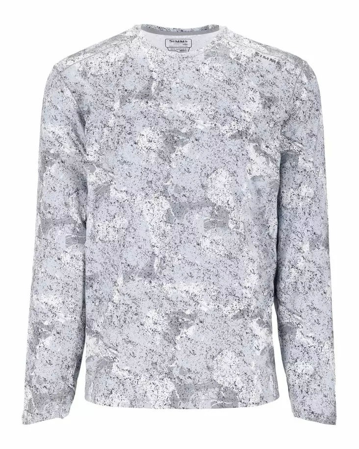 Simms Sflex Crewneck Back Eddy White - Skjortor - 694264671719 - 2