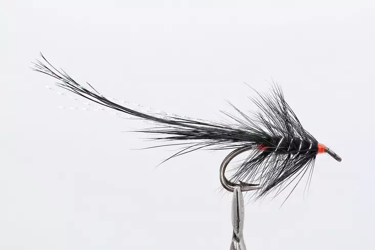 Uppobomber Black Salmon Fly - Dubbelkrok - 8859202530349 - 1