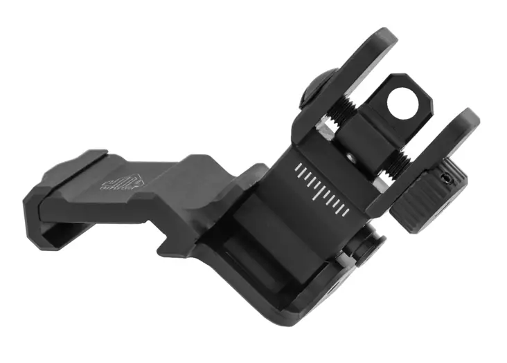 UTG ACCU-SYNC 45 Degree Rear Sight Manual Flip-up Tool-free Dual Aperture - Järn sikt - 4717385553699 - 1