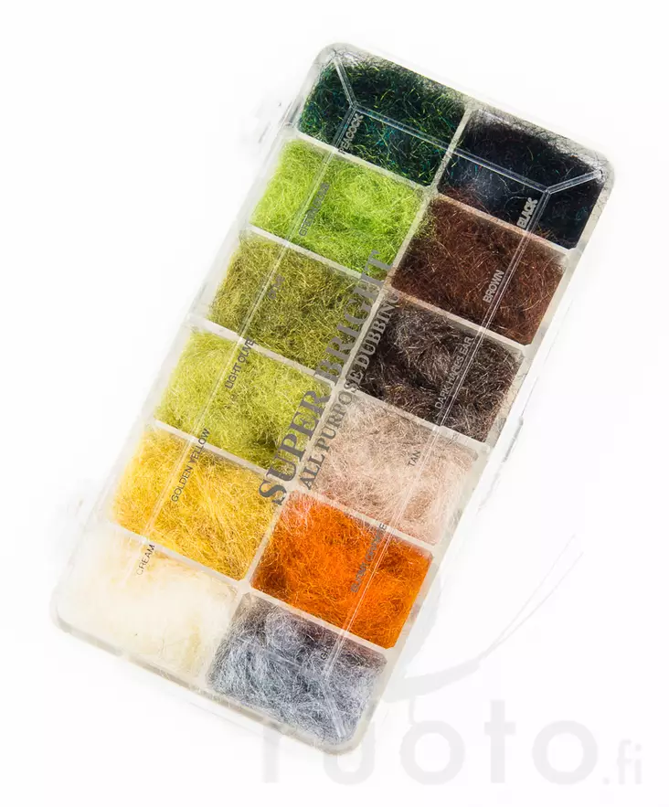 Wapsi Super Bright All Purpose Dub Dispenser I -dubbinglajitelma - Dubbing sortimentsatser - 053526352139 - 1