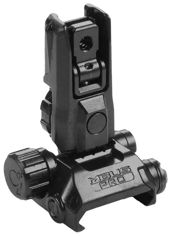 Magpul MBUS Pro LR Adjustable Sight Rear - Järnsikten för gevär - MAG527-BLK - 1