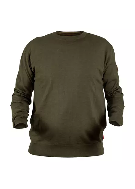 Nordhunt Asbjorn O-Neck Knit Olive Melange - Jägartröjor - 40450-OM-XL - 1