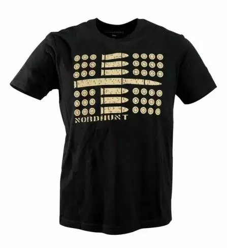 Nordhunt Ammo Flag T-Shirt Black - Jägartröjor - 25204-B-2XL - 1