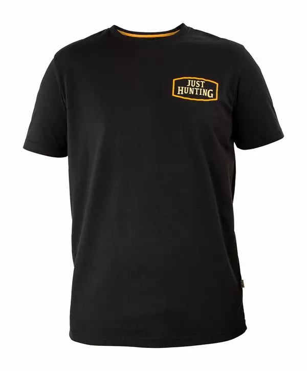 Nordhunt Just Hunting T-Shirt Black - Jägartröjor - 26374-009-M - 2