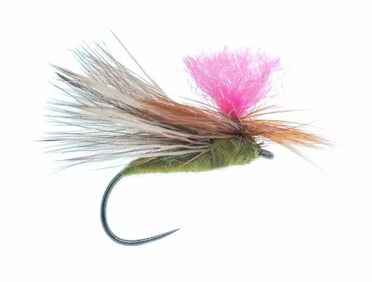 CDC Caddis Barbless Olive - Torrflugor - G1113BL-10O - 1