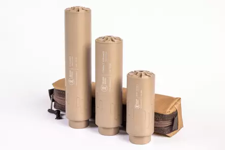 Silent Steel Micro Flow Streamer 5,56 Magpul FDE - Ljuddämpare för AR-15 - MST556FDE-SS - 3