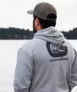 Grundens G Trout Hoodie Athl Heather - Huvtröjor - 50363033S - 3
