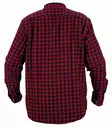 Nordhunt Sermen Flannel Shirt Boredeaux / Navy Check - Jägartröjor - NH600224-248-S - 3