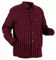 Nordhunt Sermen Flannel Shirt Boredeaux / Navy Check - Jägartröjor - NH600224-248-S - 1