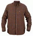 Nordhunt Sermen Flannel Shirt Navy / Tobacco Check - Jägartröjor - NH600224-259-S - 2
