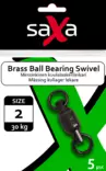 Saxa Brass Ball Bearing Swivel - Lås & lekande - Brassballbs - 1