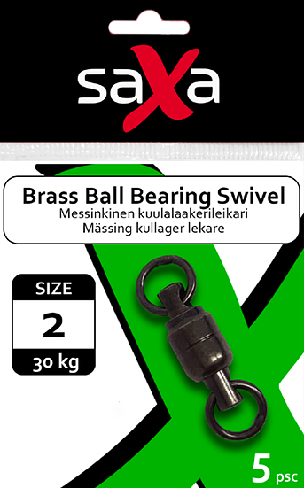 Saxa Brass Ball Bearing Swivel - Lås & lekande - Brassballbs - 1